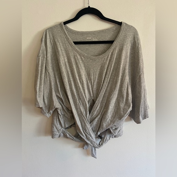 Aerie Cross-Over TShirt with Tie - Picture 2 of 3